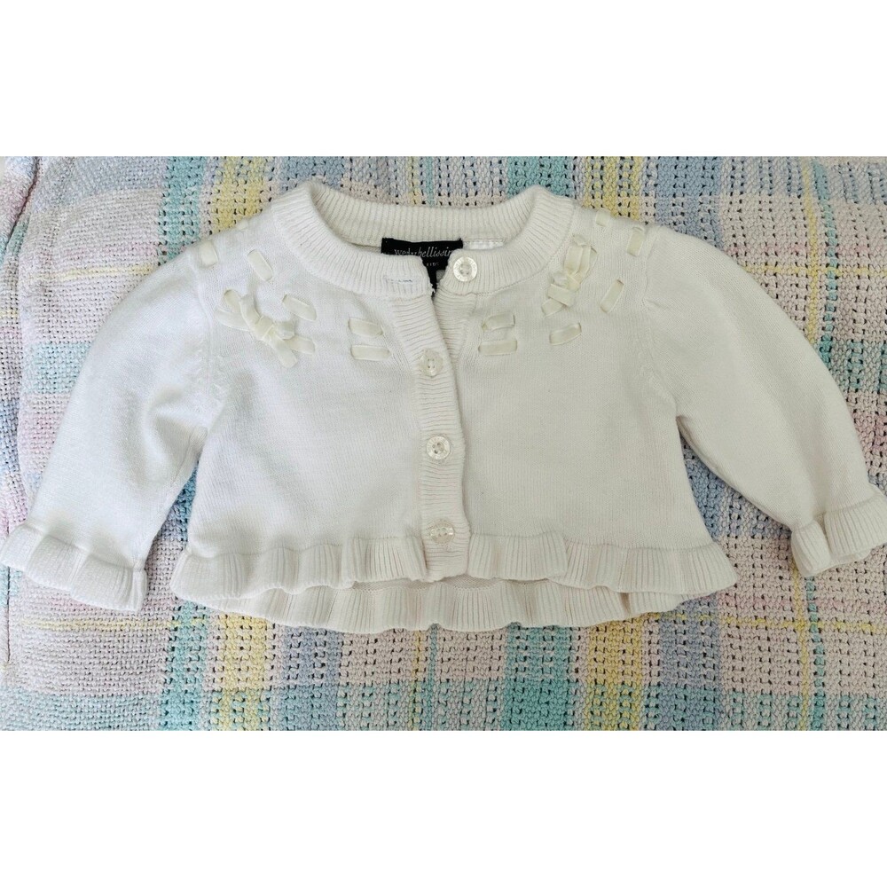 Wendy Bellissimo Cotton Baby Cardigan 3mth